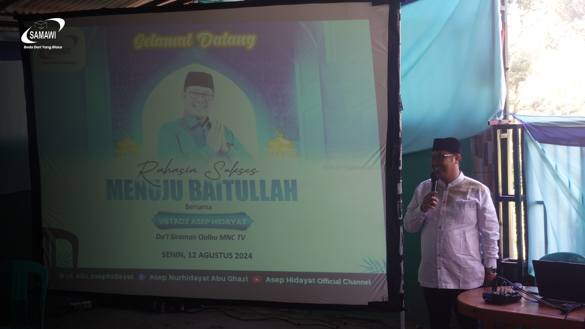 Syukuran Jamaah Umroh Samawi Travel di Rumah Pak Mubari, Desa Kopeng Salatiga