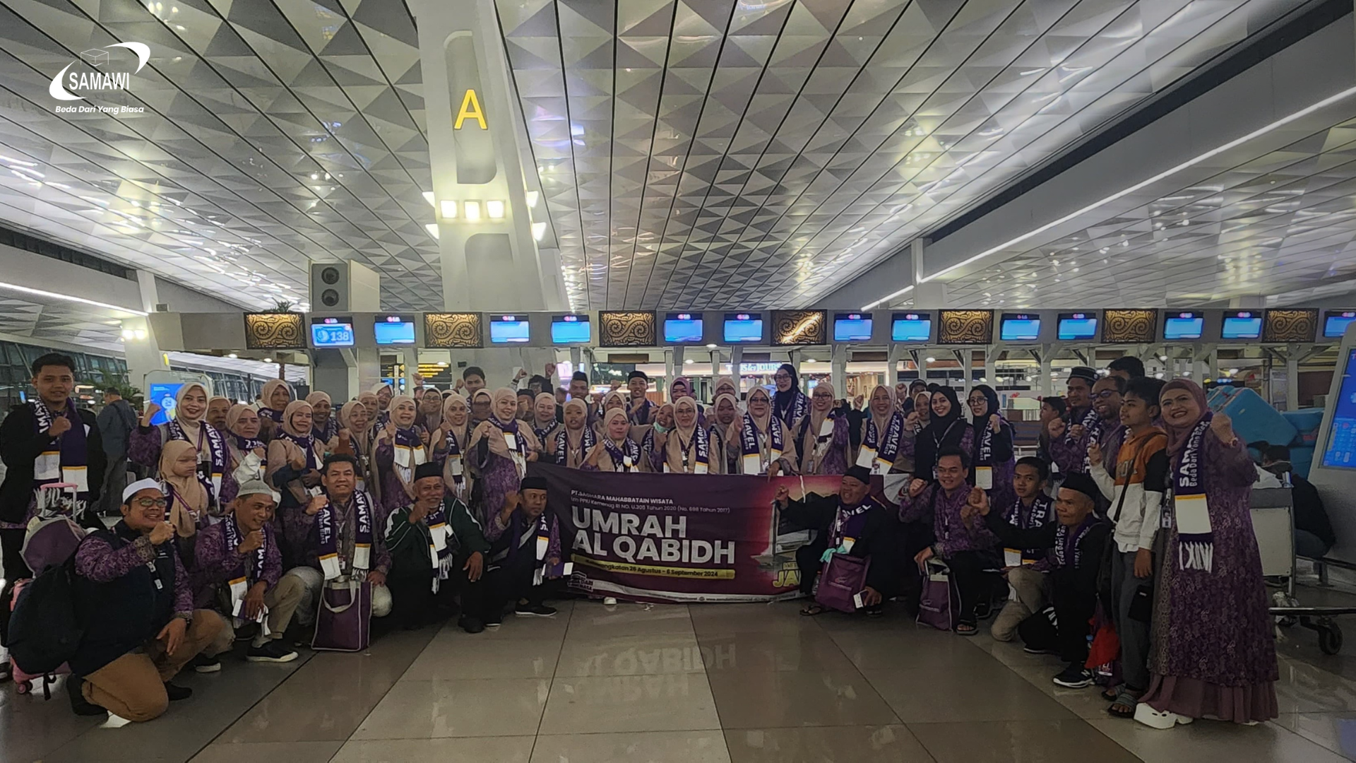 Samawi Travel Memberangkatkan 91 Jamaah Al-Qabidh dari Berbagai Daerah