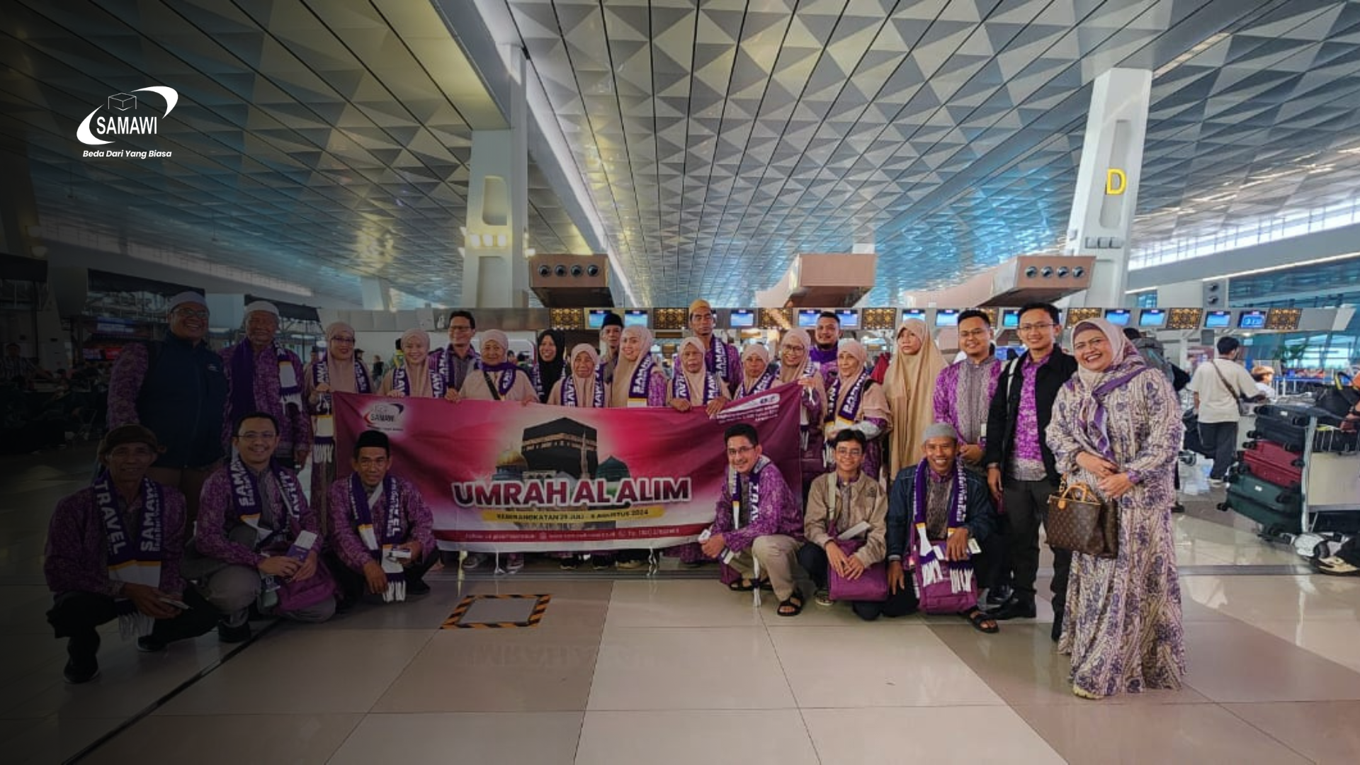 Samawi Travel Memberangkatkan 25 Jamaah Umroh Al Alim